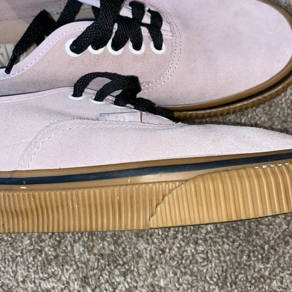 Vans Authentic Suede Gum Bottom Pink Sneakers - Picture 5 of 8